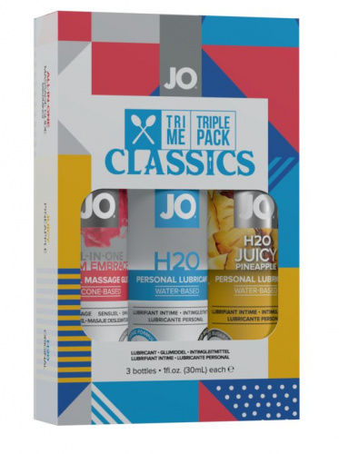 Подарочный набор лубрикантов Tri-Me Triple Pack - Classics