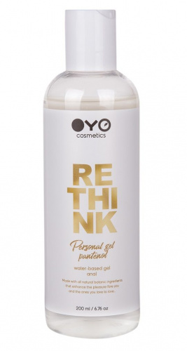 Анальный увлажняющий гель на водной основе OYO Personal Gel Pantenol