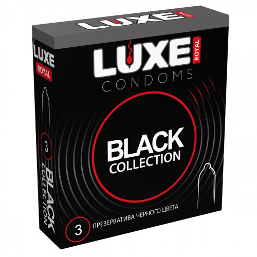 Презервативы LUXE ROYAL Black Collection 3шт