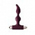 Анальная пробка с вибрацией Spice it up New Edition Elation Wine red