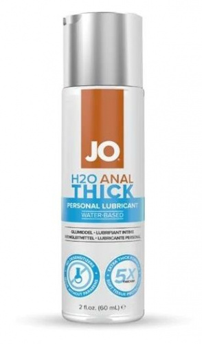 Супер густой анальный лубрикант на водной основе JO H20 Anal Thick - 60 мл.