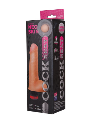 Реалистичный вибромассажёр COCK NEXT 6,6" - 17 см.