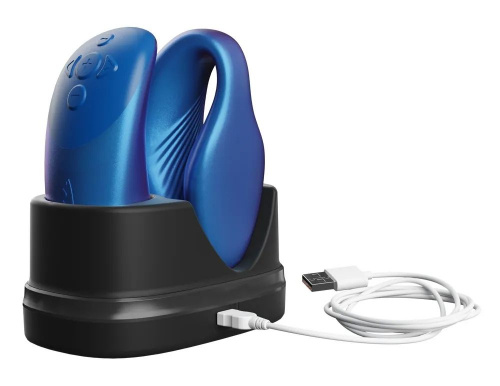 Сенсорный вибромассажер для пар We-Vibe Chorus Cosmic Blue