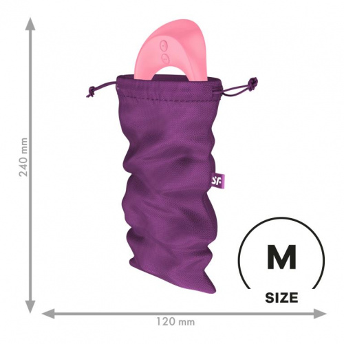 Мешочек для хранения вибромассажера Treasure Bag M violet