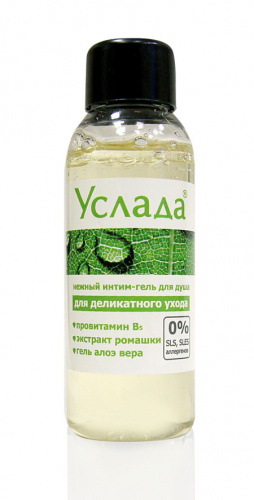Интим-гель для душа "Услада - нежный уход" - 50 гр.