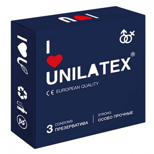 Презервативы Unilatex Extra Strong 3шт