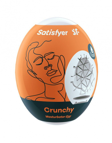 Мини-мастурбатор Egg Single Crunchy