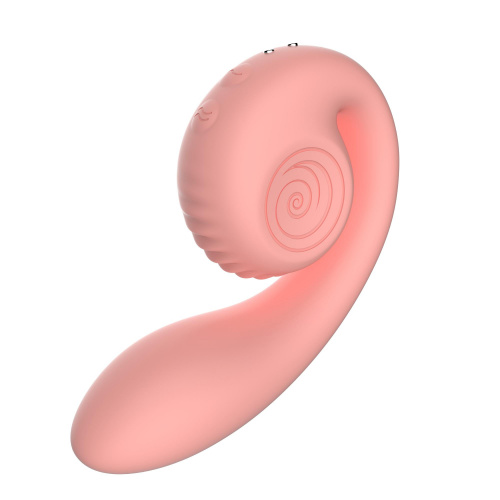 Инновационный SVibe Gizi вибратор персиковый