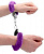 Пушистые фиолетовые наручники OUCH! Purple