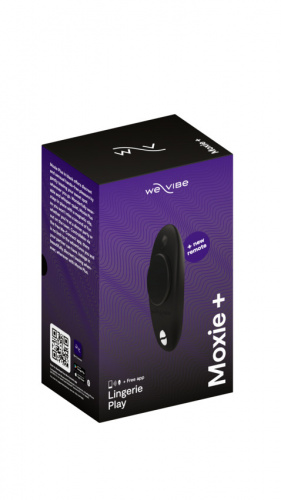 Инновационный вибромассажер в трусики We-Vibe Moxie+ Satin Black