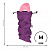 Мешочек для хранения вибромассажера Treasure Bag M violet