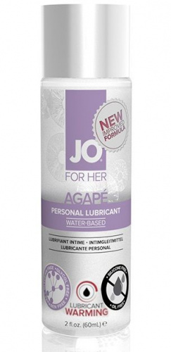 Лубрикант JO Womens Agape Warming на водной основе гипоаллегренный разогревающий 60 мл