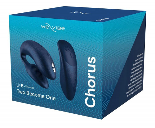 Сенсорный вибромассажер для пар We-Vibe Chorus Cosmic Blue