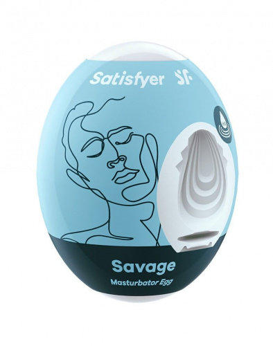 Мини-мастурбатор Egg Single Savage