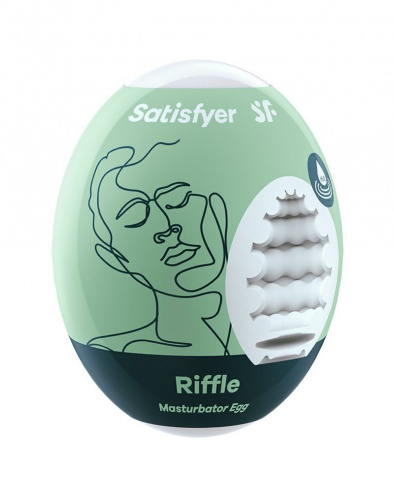 Мини-мастурбатор Egg Single Riffle