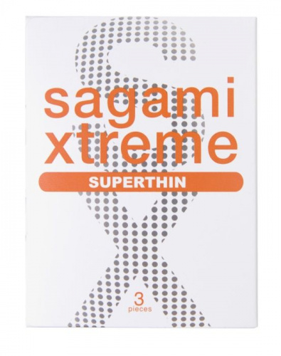 Презервативы Sagami "Xtreme 0.04 SuperThin" 3 шт.