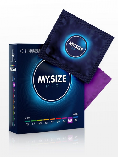 Презервативы My.Size 3 шт. размер 69 мм.