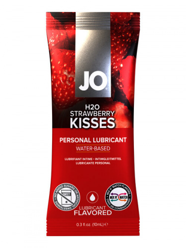 Сашет System JO Flavored Strawberry Kiss