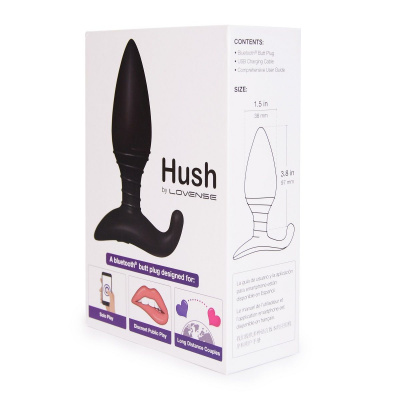 Вибровтулка анальная "Hush"