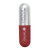 Вибропуля "Secret Lipstick" красная