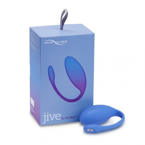 Виброяйцо подключаемое к смартфону "We-Vibe Jive" голубое