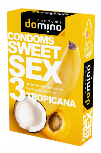 Презервативы Luxe DOMINO SWEETSEX, тропические фрукты №3