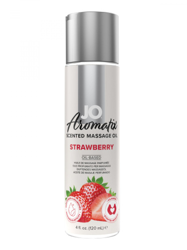 Массажное масло JO - Aromatix - Massage Oil - Strawberry 120 mL