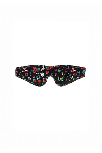 Маска Printed Eye Mask Old School Tattoo Style