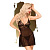 Пеньюар Penthouse "Bedtime story" black (L/XL) в комплекте с трусиками.