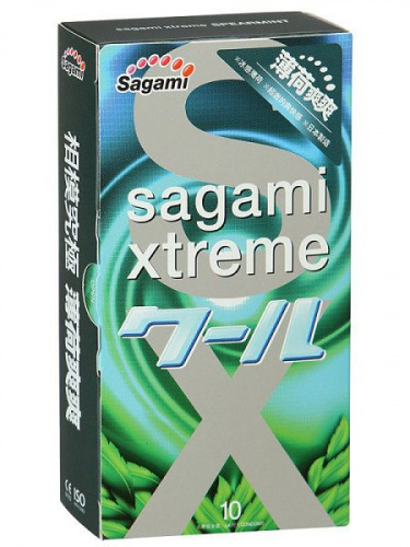 Презервативы Sagami Xtreme Spearmint 10 шт