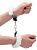 Пушистые белые наручники OUCH! White