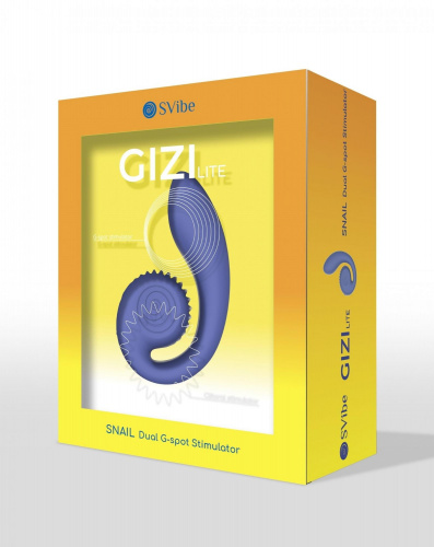 Инновационный SVibe GIZI Lite вибратор, голубой