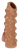 Телесная насадка с бугорками и открытой головкой Nude Sleeve S - 10 см